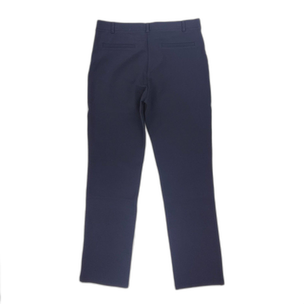 NWT Quince Ultra-Stretch Ponte Straight Leg Pants Navy Old Money Quiet Luxury - Picture 4 of 8
